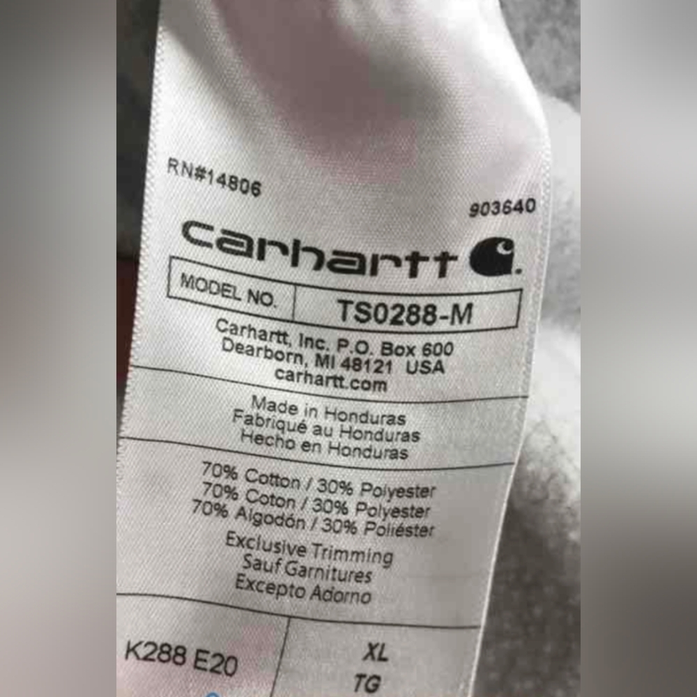 Carhartt Midweight Logo Sleeve Graphic Sweatshirt Size XL Like New MSRP 59.99 - Picture 5 of 5